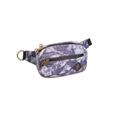 Revelry Companion Smell Proof Crossbody Bag in Tie Dye Blue, compact and portable design
