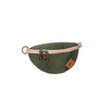 Revelry Supply Amigo green silicone hip pack front view with heavy wall and durable zipper