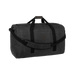 Revelry Supply Continental medium-sized rubber duffel bag in Smoke, front view on white background