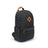 Revelry Supply Escort black backpack front view with rubber and silicone material