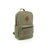 Revelry Supply Escort Sage Backpack, front view on seamless white background, smell-proof with rubber and silicone