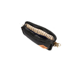 Revelry Supply Gordito Smell Proof Padded Pouch, 6.5" x 4", open view showing interior lining