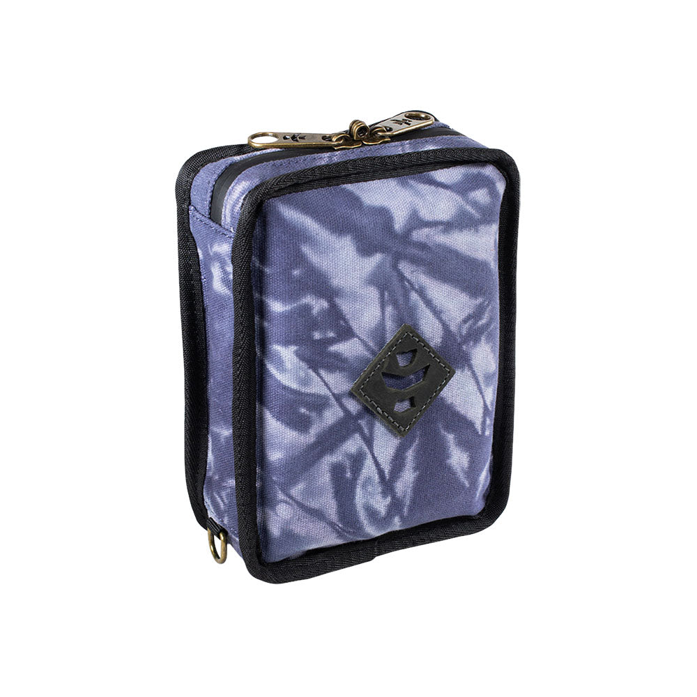 Revelry Supply Smell Proof Pipe Kit in blue camouflage, front view on a white background