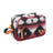 Revelry Supply Stowaway in Maroon with pattern, heavy-duty rubber and silicone, side view