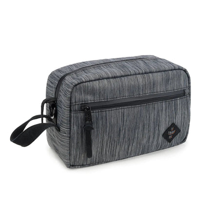 Revelry Supply Striped Gray Stowaway with Rubber and Silicone, Durable Thick Wall Storage