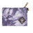 Revelry The Mini Broker Stash Bag in Tie Dye Blue, compact canvas design with zipper and keychain loop