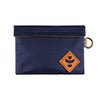 Revelry The Mini Confidant Smell Proof Navy Blue Stash Bag front view on white background