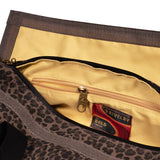 Revelry The Overnighter Smell Proof Duffel close-up showing interior lining and zipper