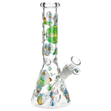 Rich & Shorty Portal Beaker Glass Water Pipe | 9.75" | 14mm F