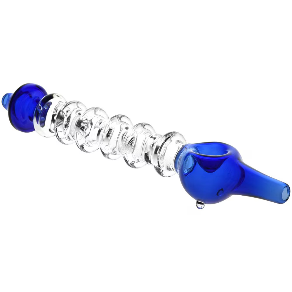 Rings of Enlightenment Glass Dab Straw | 6" | Assorted Colors | 5ct Bundle