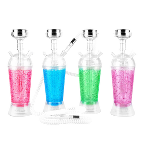 RIP DeLite Freezable Acrylic Hookahs with LED, Assorted Colors, Front View