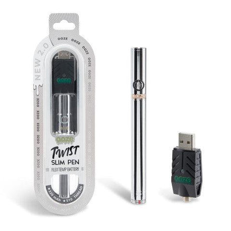 Ooze Twist Slim Pen 2.0 510 Thread Vaporizer Battery