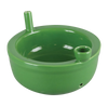 Roast & Toast Ceramic Cereal Bowl Pipe in Green, Novelty Gift, Top View