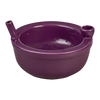 Roast & Toast Ceramic Cereal Bowl Pipe in Purple, Novelty Gift, Front View