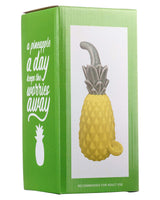 Roast & Toast Ceramic Pineapple Dry Pipe in Box, Novelty Gift, Front View