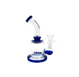 Rock Glass 6" Inline Perc Rig