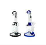 Rock Glass 6" Inline Perc Rig