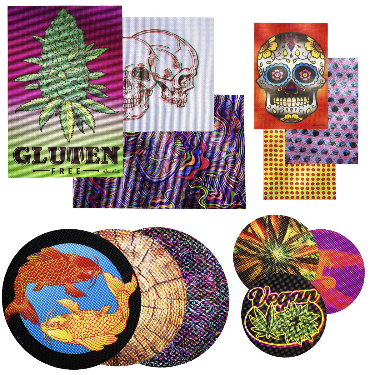 Rollin Budz Bundle Dab Mats - 12 Pack