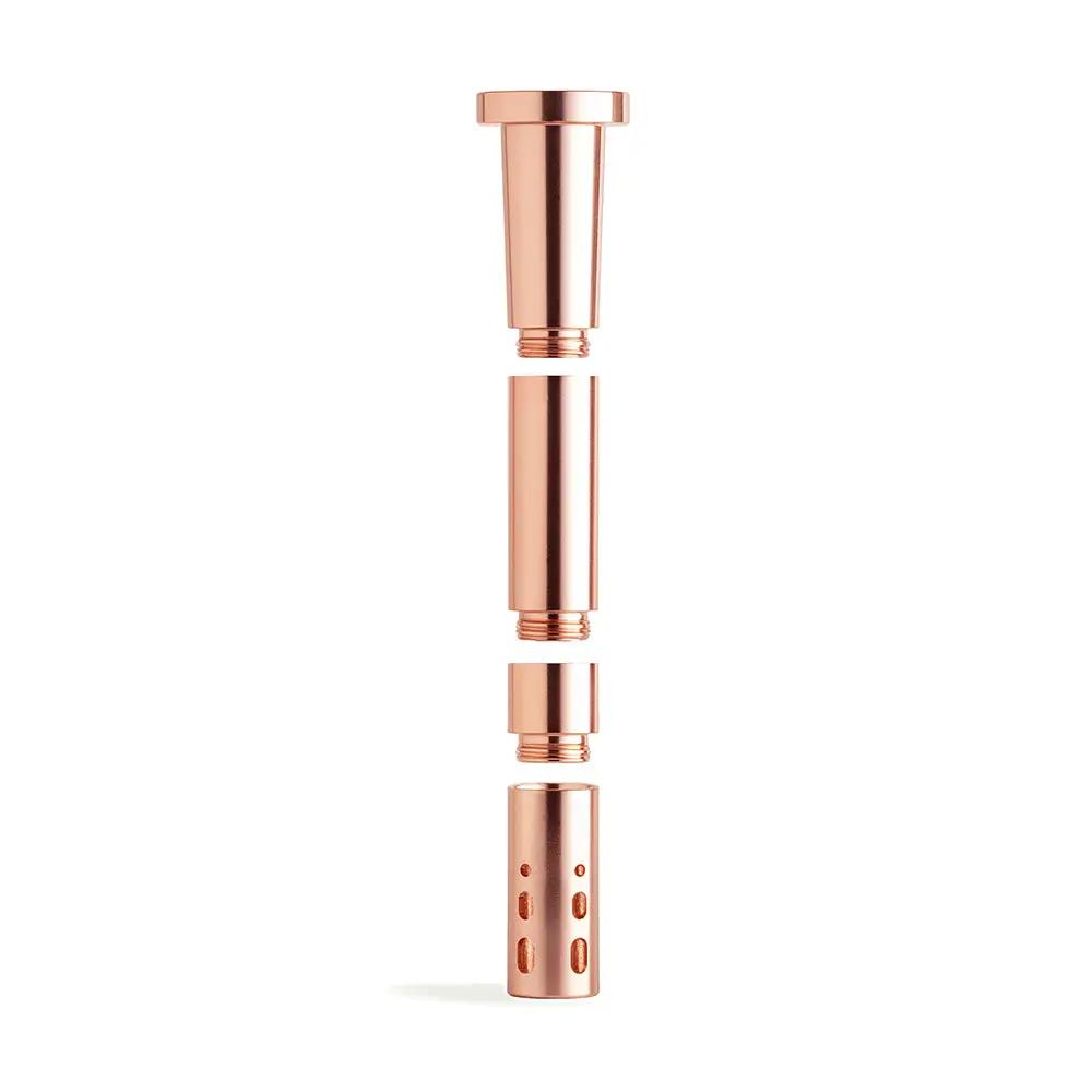 Chill Unbreakable Aluminum Downstem in Rose Gold, Durable & Stylish, Front View