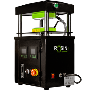 Rosin Tech All-in-One™ Press, 21" Desktop Design for Dry Herbs, Black, Front View