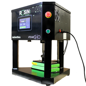 Rosin Tech Pro Touch™ - Black Desktop Plug-In Rosin Press for Dry Herbs, Front View