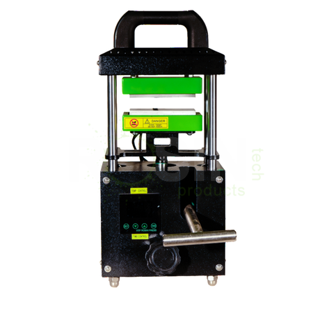 Rosin Tech Smash™ - Compact Black Rosin Press Front View with Digital Display