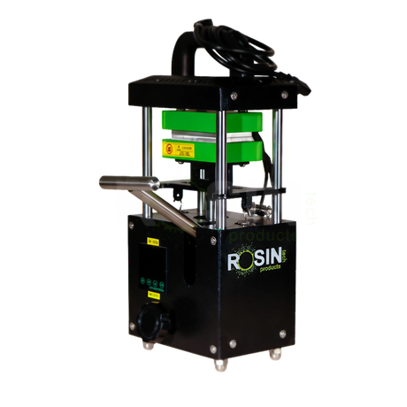 Rosin Tech Smash™ - Compact Plug-In Rosin Press, Black, for Dry Herbs - Front View