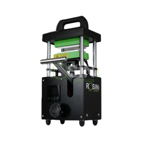 Rosin Tech Smash™ - Compact Plug-In Rosin Press, Black, Front View, for Dry Herbs