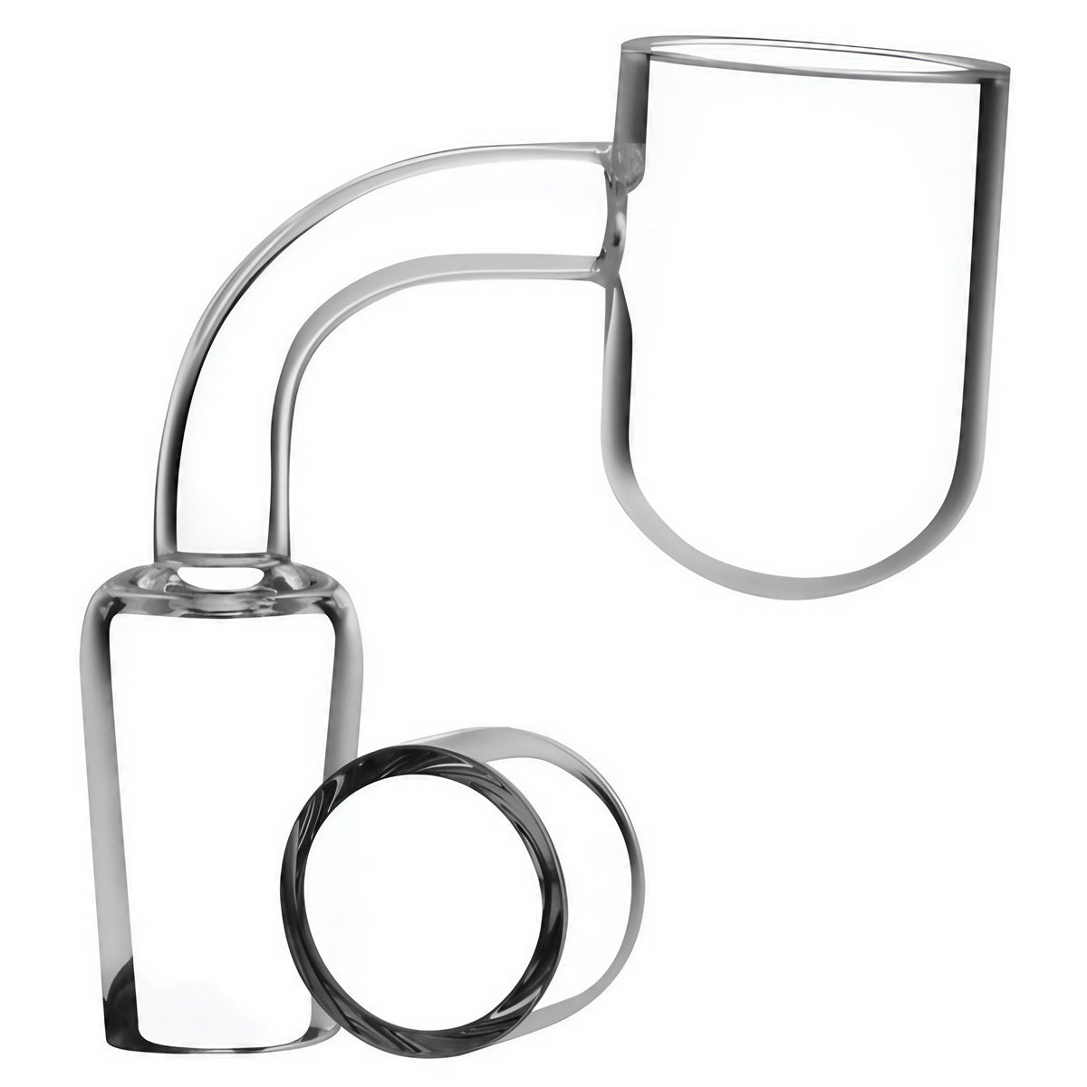 Rounded Bucket Banger with Quartz Insert – DankGeek
