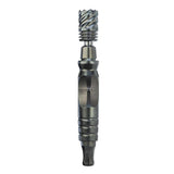 DynaVap HyperDyn shown uncapped from the back angle, highlighting the stem's ergonomic air port design.