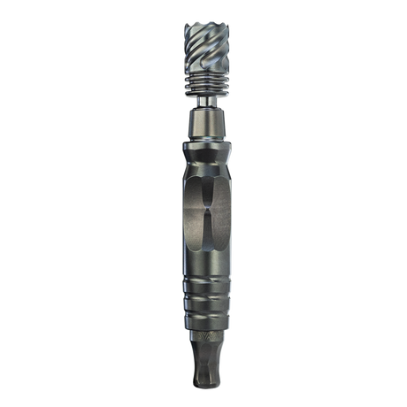 DynaVap The HyperDyn Vaporizer - Sleek, Portable Metal Design - Front View