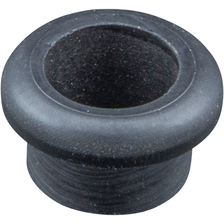 LA Pipes Rubber Grommet for Pull-Stem Bongs, 3 pack, Standard Size, Black, Top View