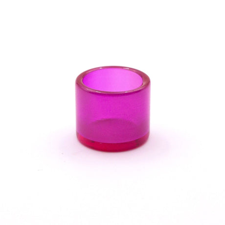 The Stash Shack Ruby Insert for 25mm Banger, vibrant pink, front view on white background