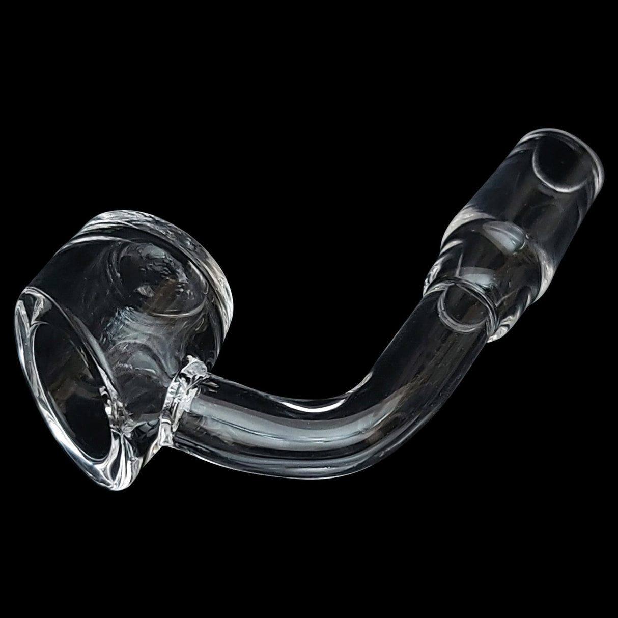 Rupert's Drop Quartz Banger with Angle Top for Dab Rigs, 45/90 Degree Male Joint, 2/4mm Thick