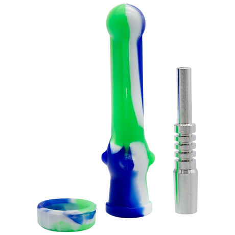 Rupert's Drop Dab Vapor Straw with Solid Titanium Tip and Silicone Body, USA Made