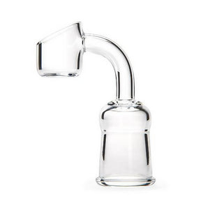 Rupert's Drop Female Quartz Banger for Dab Rigs - Clear Glass on Glass Joint