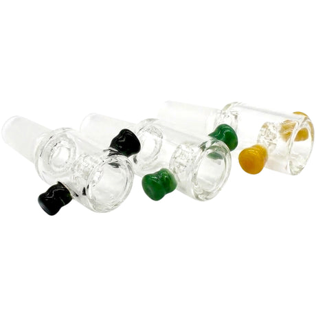 Rupert's Drop Honeycomb Cylinder Bowl with Handles