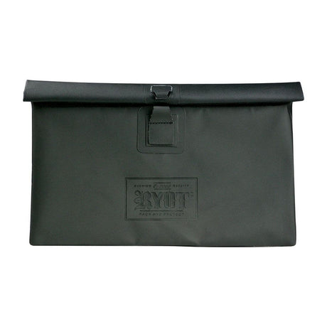 RYOT Flat Pack Smell-Proof Bag with Lock and Removable Carbon Liner, Front View
