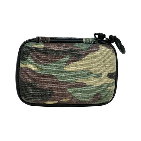 RYOT SmellSafe Hard Shell Krypto-Kit in Camo, compact and portable with zipper