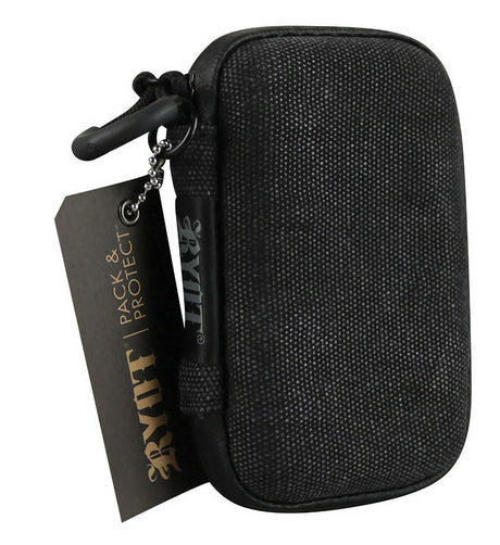 RYOT SmellSafe Hardshell Krypto-Kit in Black with Tag, Keychain, and Zipper - 6 Pack