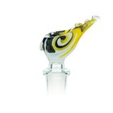 Lucky Goat Beak Reversal Glass Bowl with 14mm Female Joint, Front View on White Background