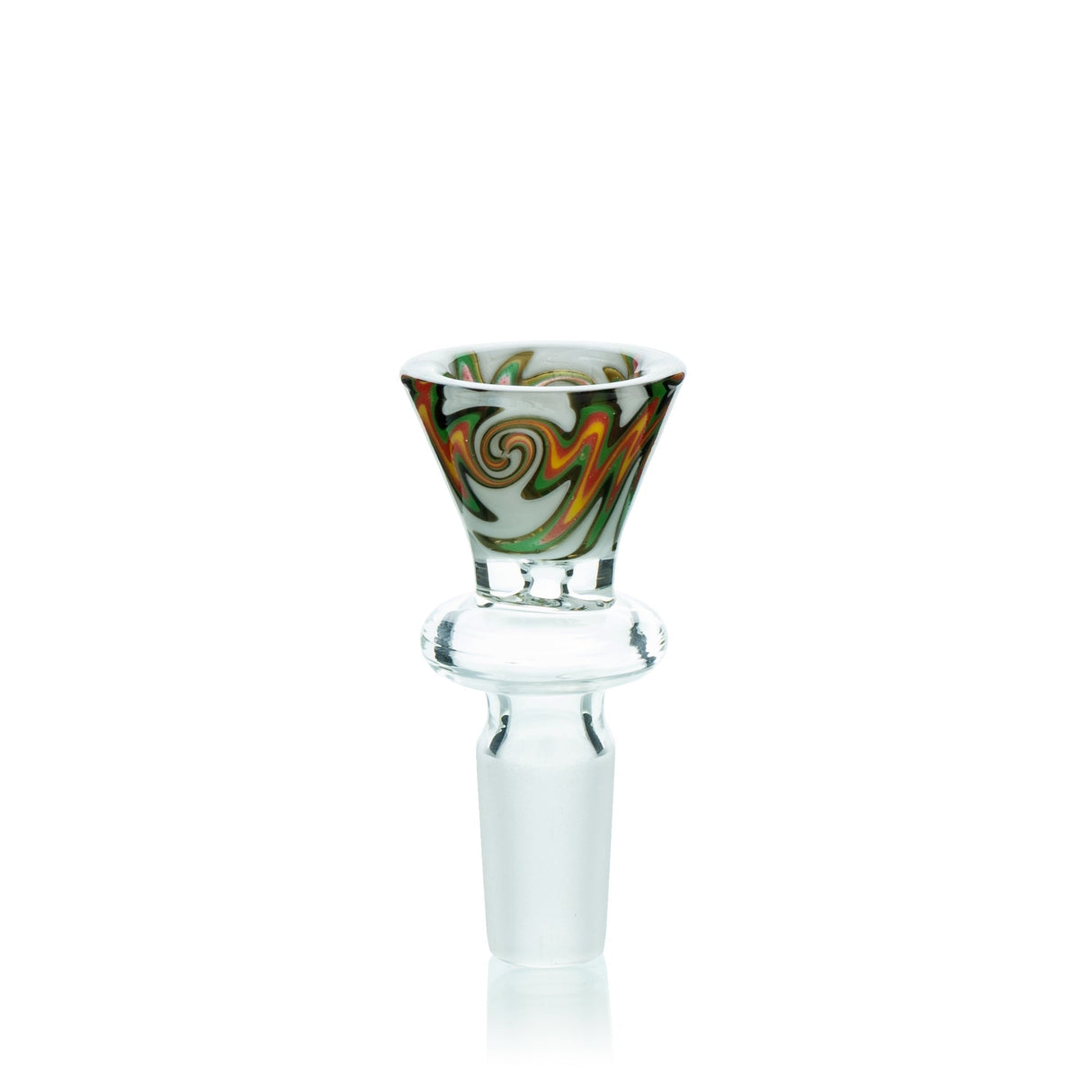 Lucky Goat Reversal Glass Bowl 14mm - Front View on Seamless White Background
