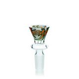 Lucky Goat Reversal Glass Bowl 14mm - Front View on Seamless White Background