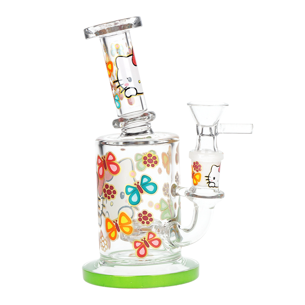 Salutations Kitty Glass Water Pipe | 6.25" | 14mm F