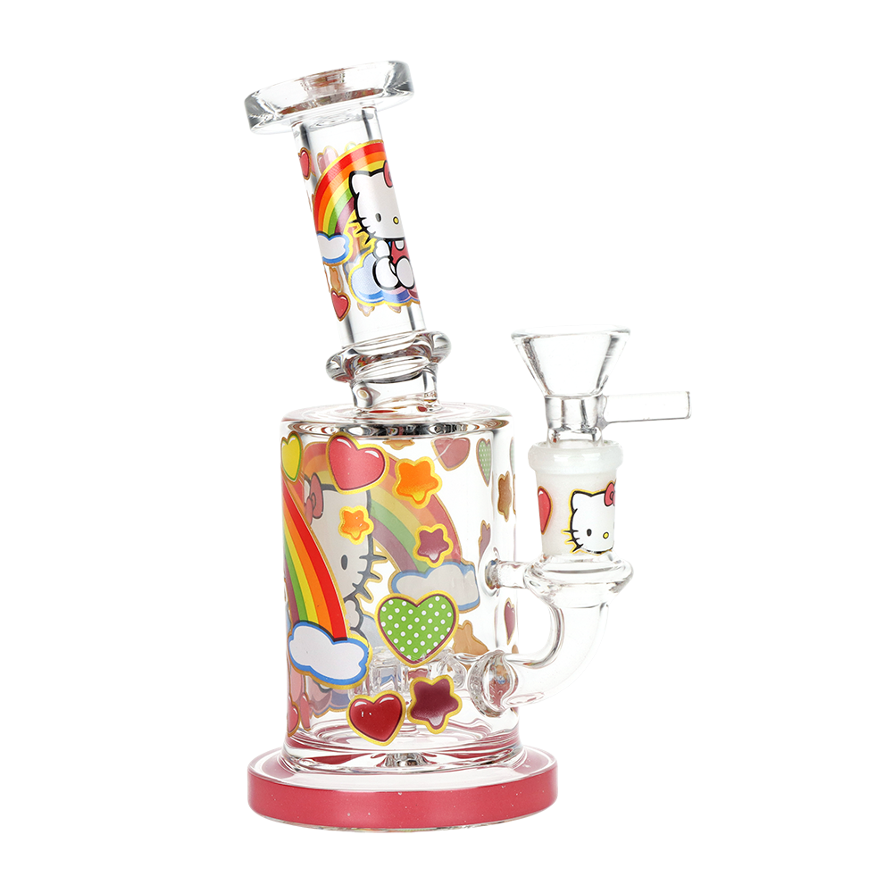 Salutations Kitty Glass Water Pipe | 6.25" | 14mm F