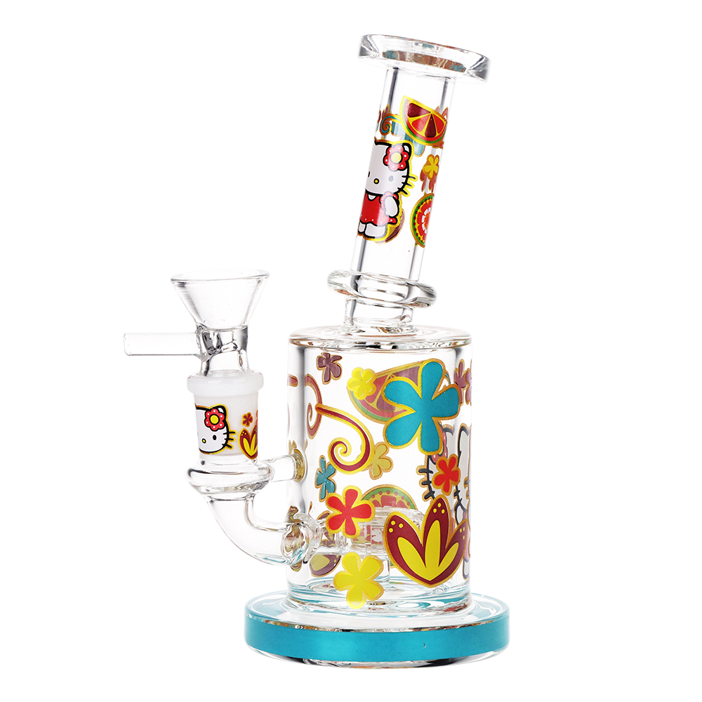 Salutations Kitty Glass Water Pipe | 6.25" | 14mm F
