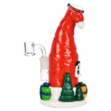 Santa Cap Elf House 3D Painted Dab Rig | 7.5" | 14mm F