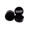 Santa Cruz Shredder Small 3pc Grinder in Black, Open View Showing Teeth and Lid