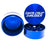 Santa Cruz Shredder Small 3pc Grinder in Blue, compact and portable design with textured grip