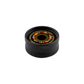 Santa Cruz Shredder Hemp 2 Piece Grinder in assorted colors, compact and portable, top view